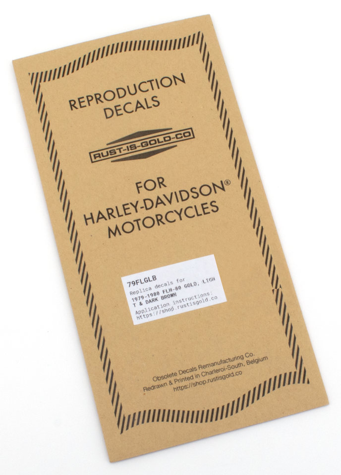 Tank Decals Gold/Brown/Brown FLH79-80