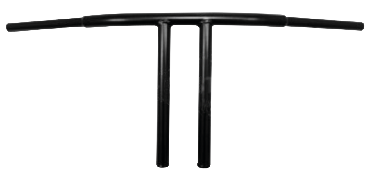 Fat T-bar Club Style 12" BLK TBW