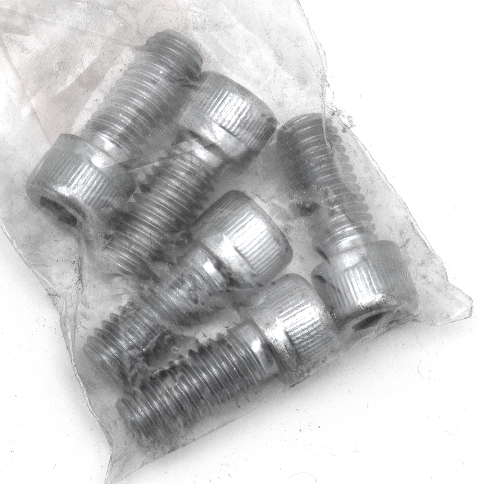 5pck allen bolt 7/16-14x1" UNC zinc
