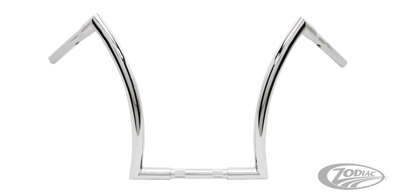 16" Z Bar 1" Chrome Dimpled TBW