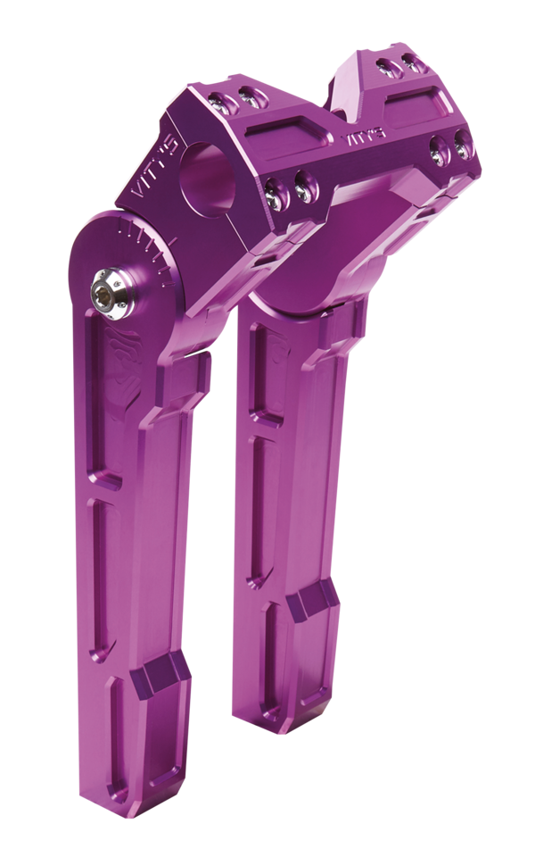 Adjustable 10" riser set Purple