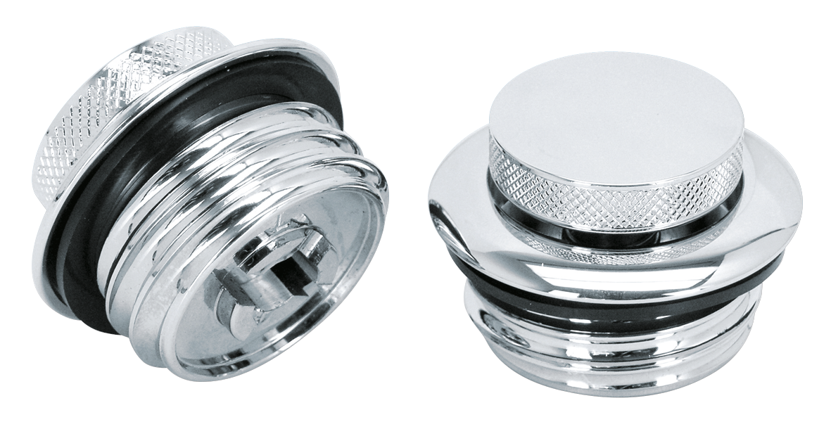 GZP Chr screw in pop-up gas cap vented