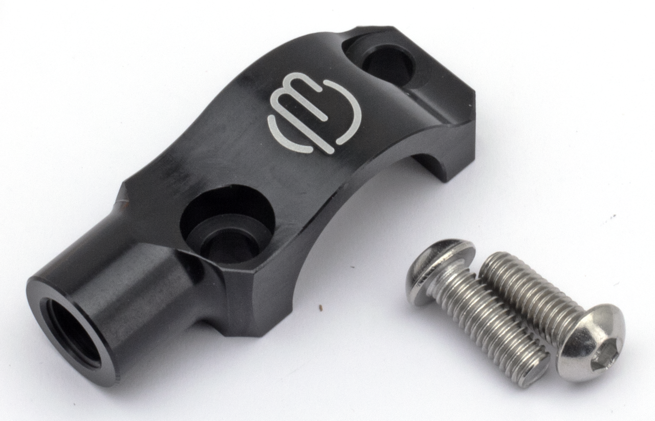 Mirror holder f/CCH Black anod M10x1.25