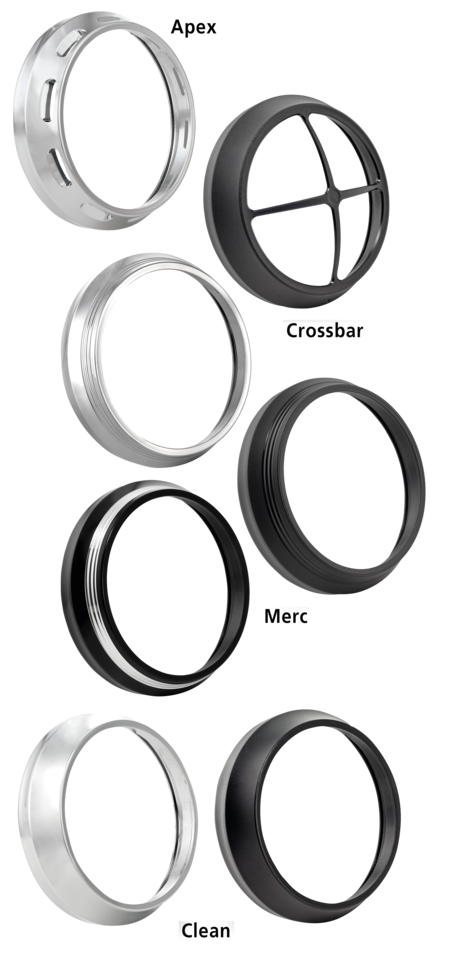 PM Merc FL Headlight bezel Black OPS