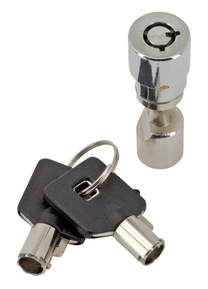 GZP Chrome neck lock pin set with key
