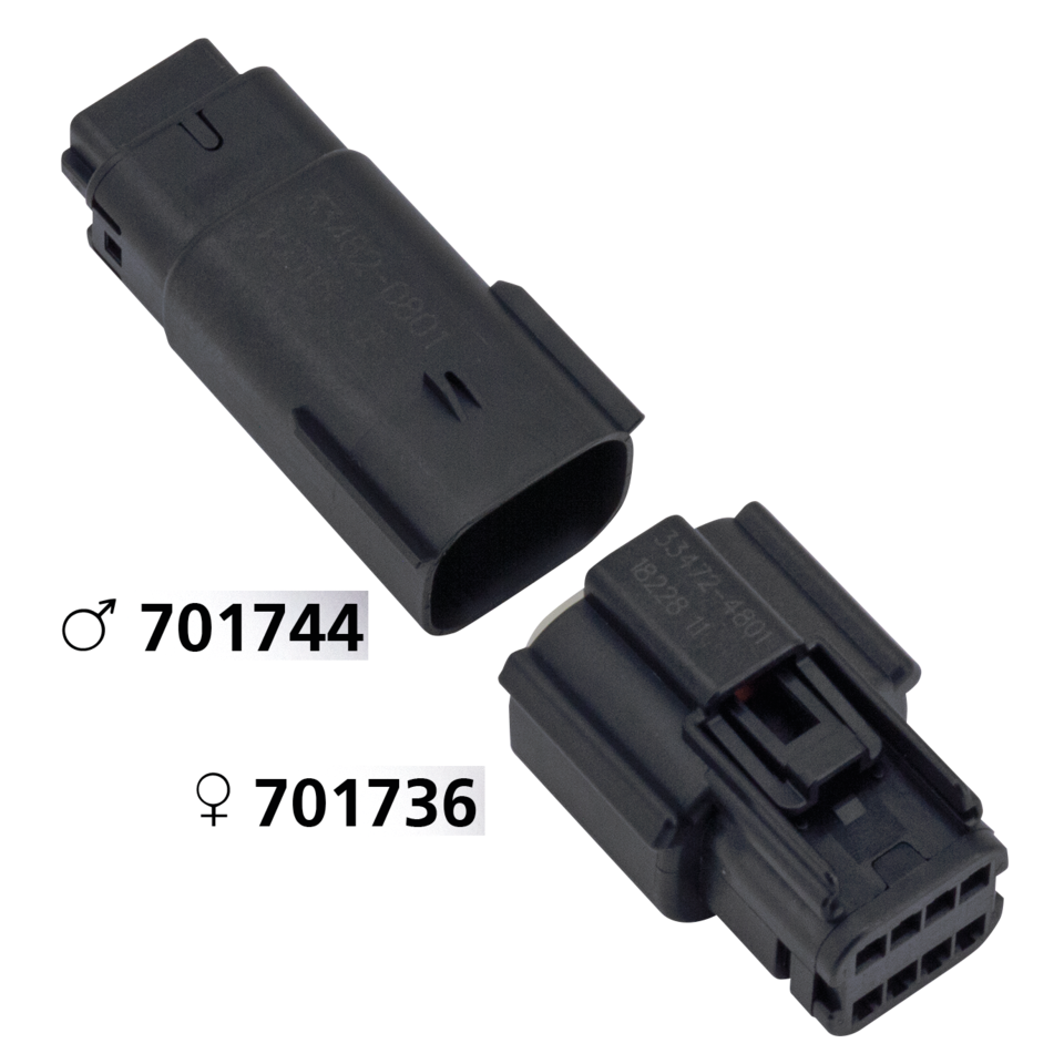 Molex 07Up 8-Position Male Black OEM7247