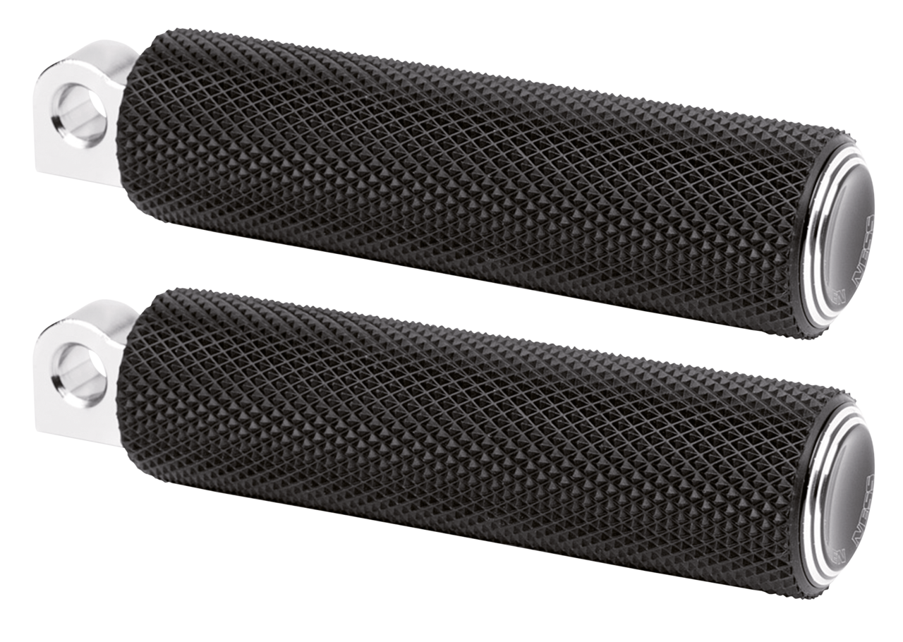 Dual Ring Fusion Footpegs - Black