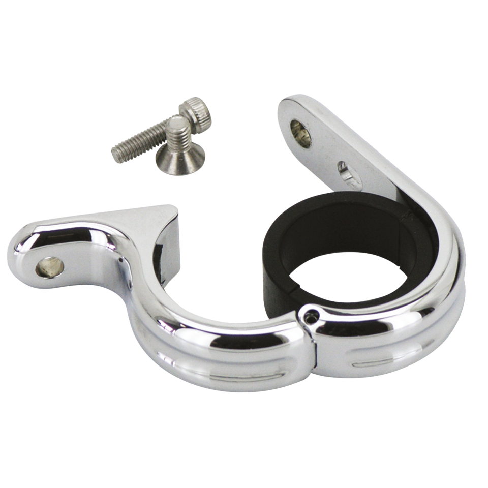 GZP Chr uni-clamp fits 1"+1.25" h/bar