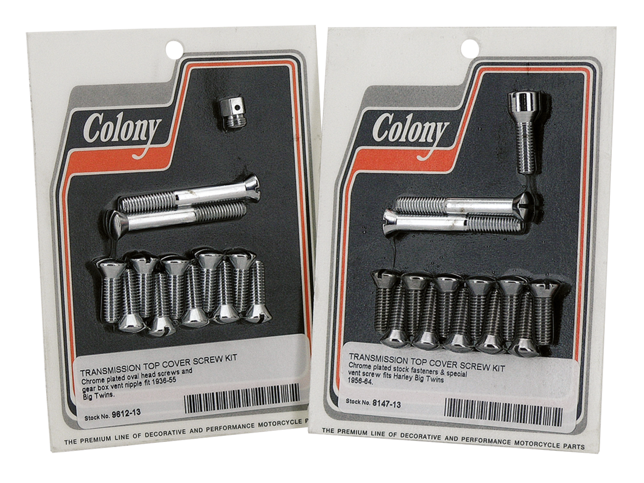 Trans top cover screw kit BT56-64 chrome