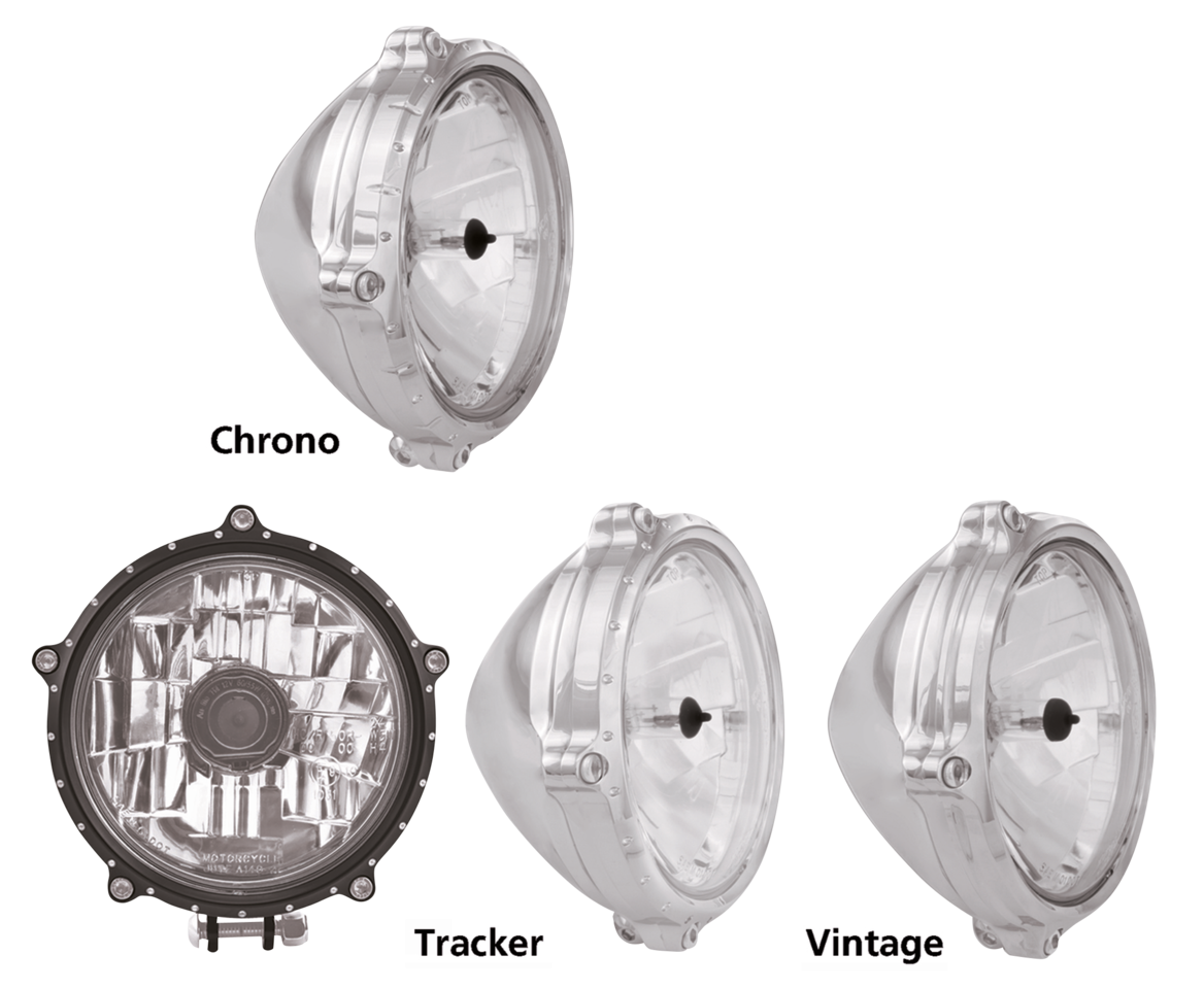 RSD HEADLIGHT 5.75" VINTAGE 3/4" MOUNT,