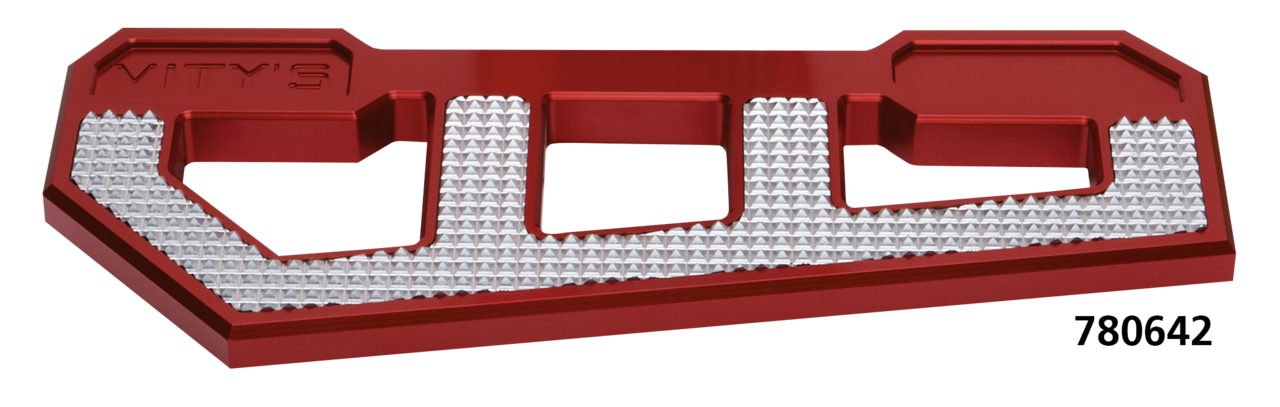 RACING FLOORBOARDS RED W/ DIAMOND ICE