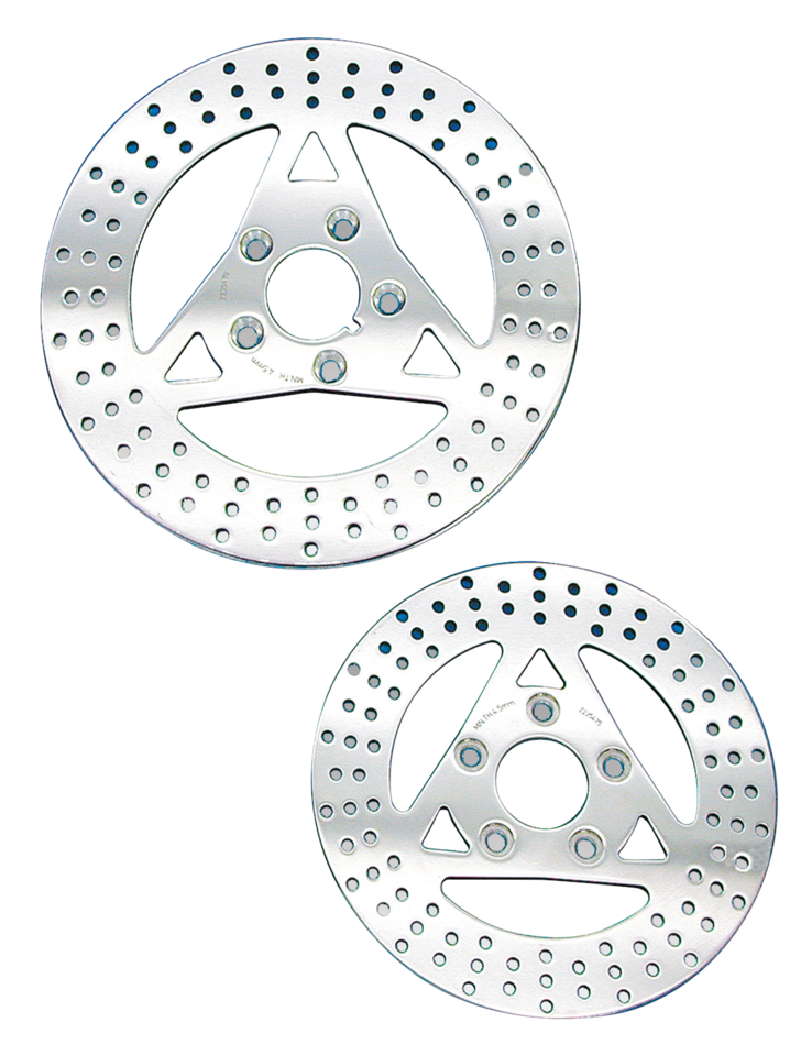 Polished Stainless brake disc 84-99