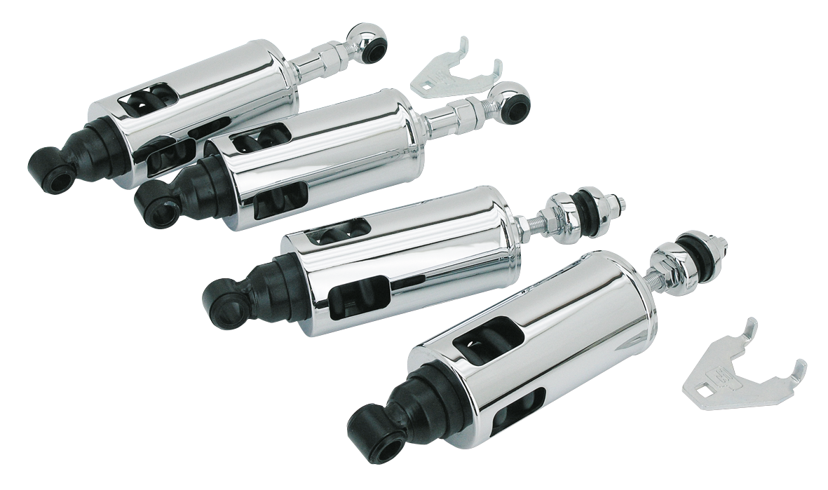 PS Adj. Softail shocks chrome std. 89-99