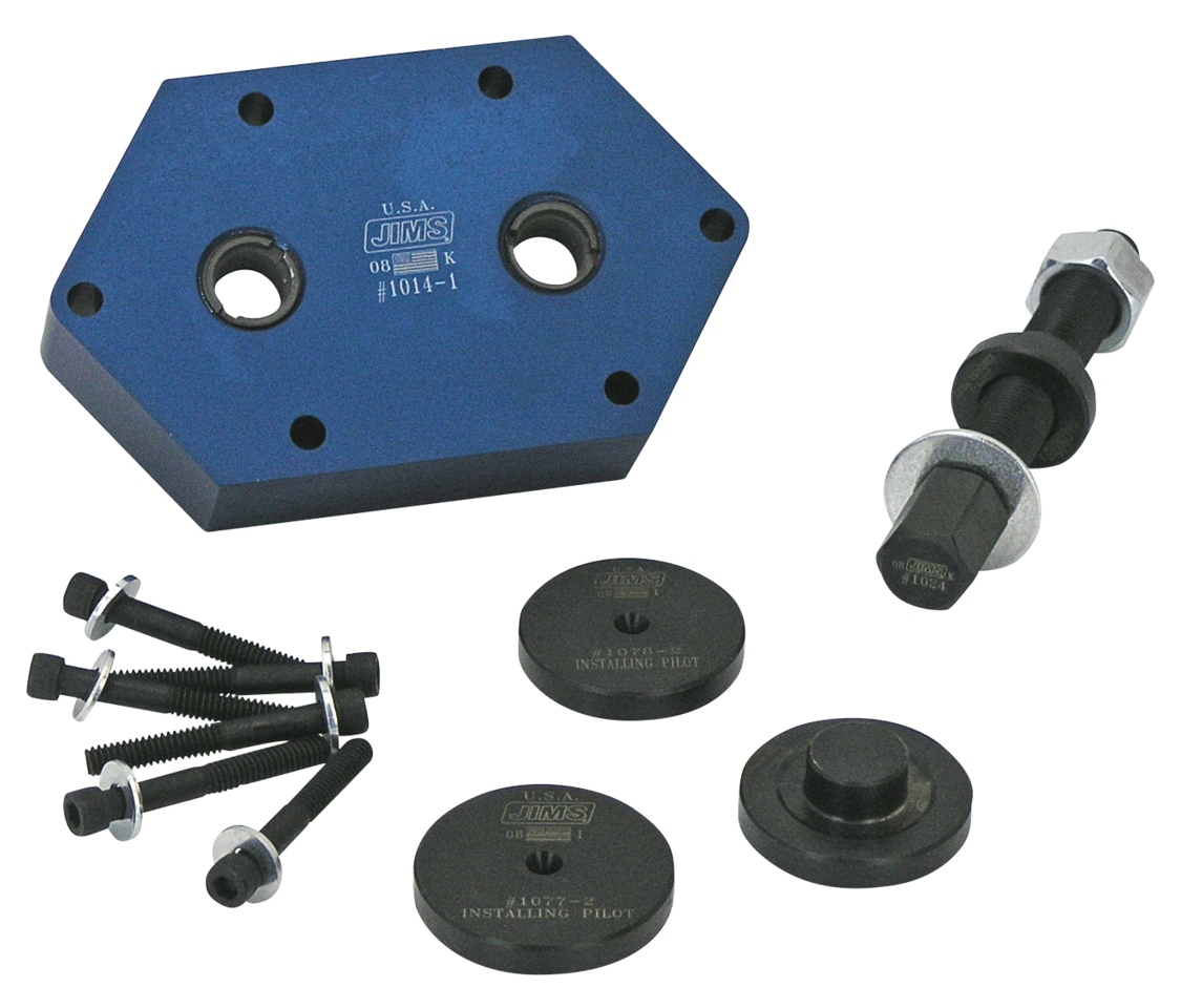 Trapdoor bearing tool w/collets stock&OS