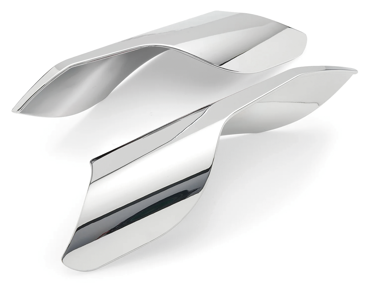 Deflex heat deflectors Indian, chrome