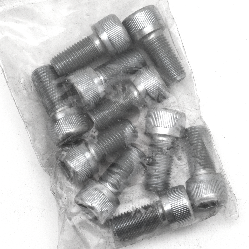 10pck allen bolt 3/8-24x3/4" UNF zinc