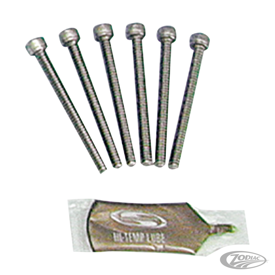 Supertrapp std screws 10-24x2.00" set/6