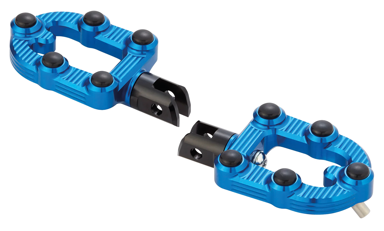 Ness MX Foot Pegs Blue No Mounts