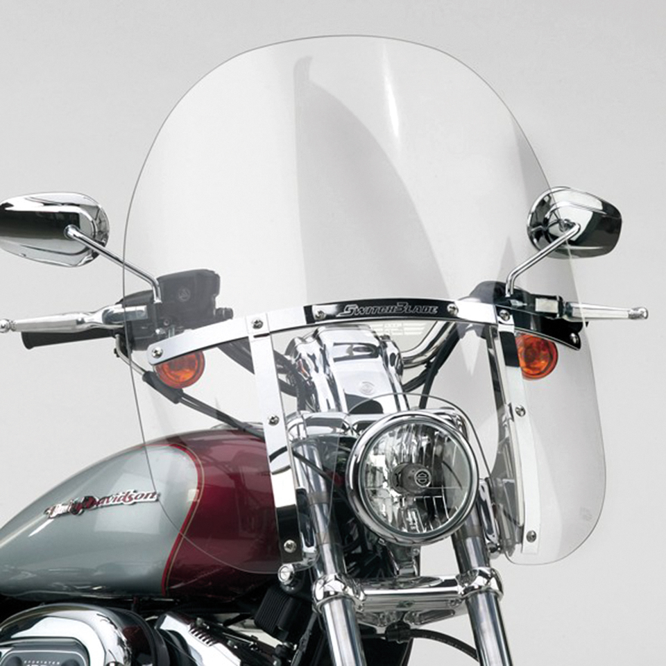 Switchblade 2-up windscreen clear N21117
