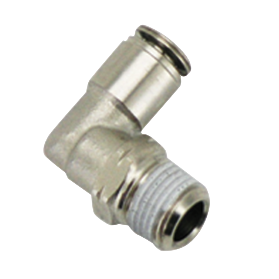 Air line connector threaded,90Degree