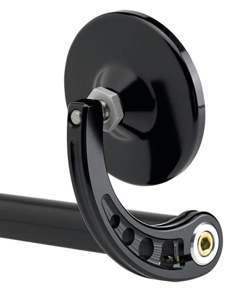 JM Bar-End Mirror 3-1/4" Stem C Black