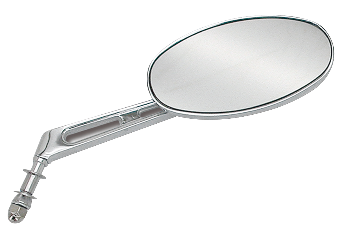 GZP Oval mirror solid stem R/H