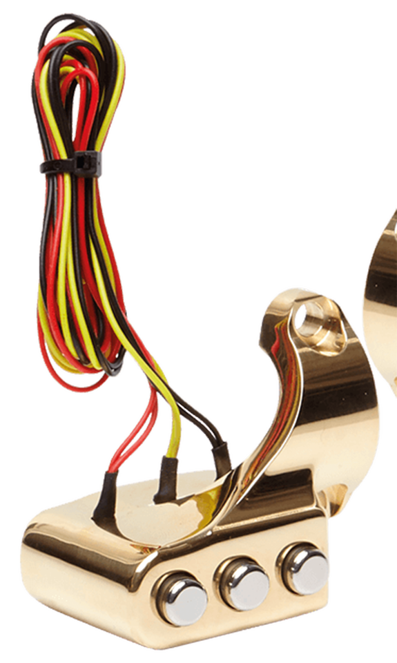 SWITCH HOUSINGS BRASS LEFT