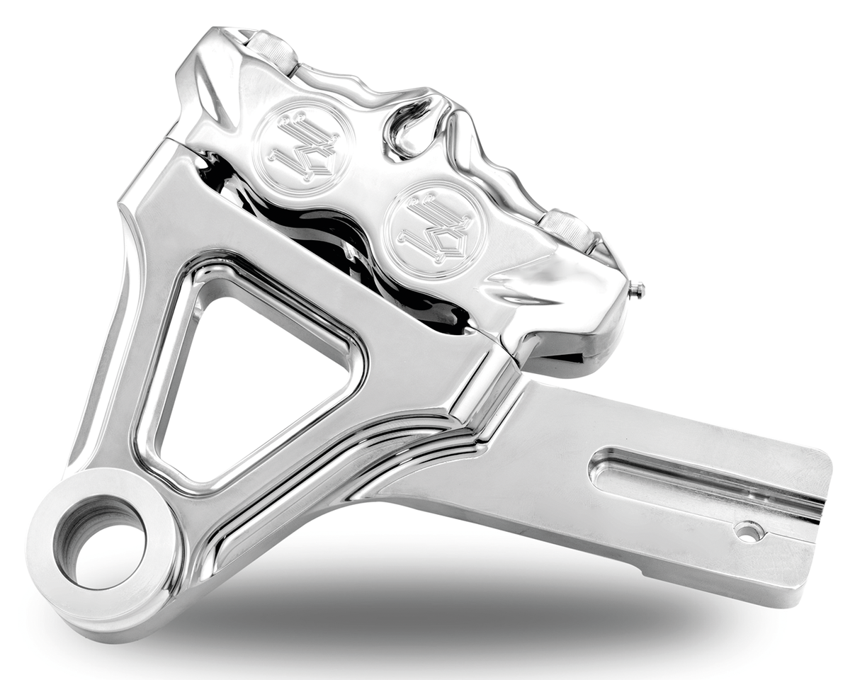 PM 4 Piston rear brake FXD08-up Chrome