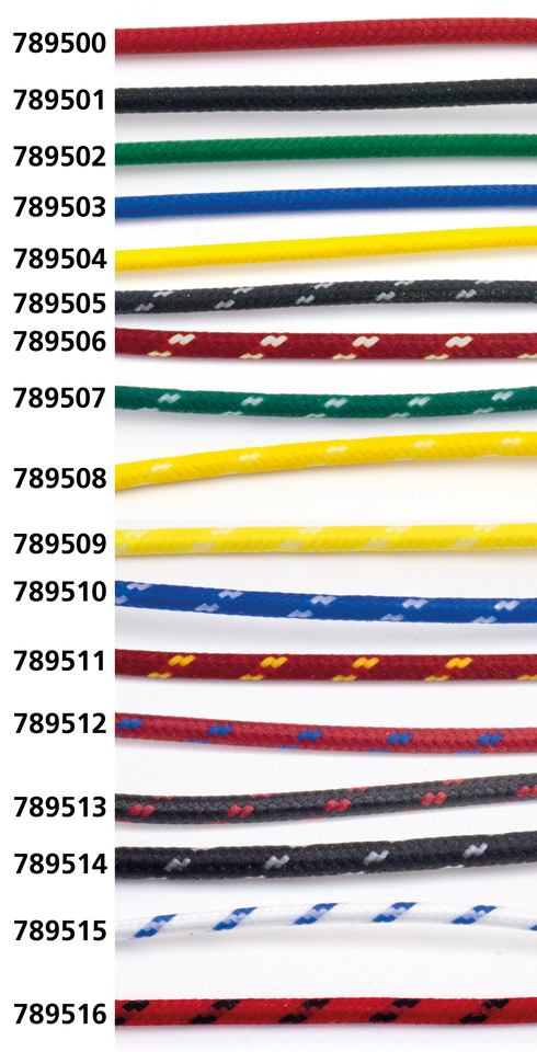 Cloth covered wire pure blue 25ft