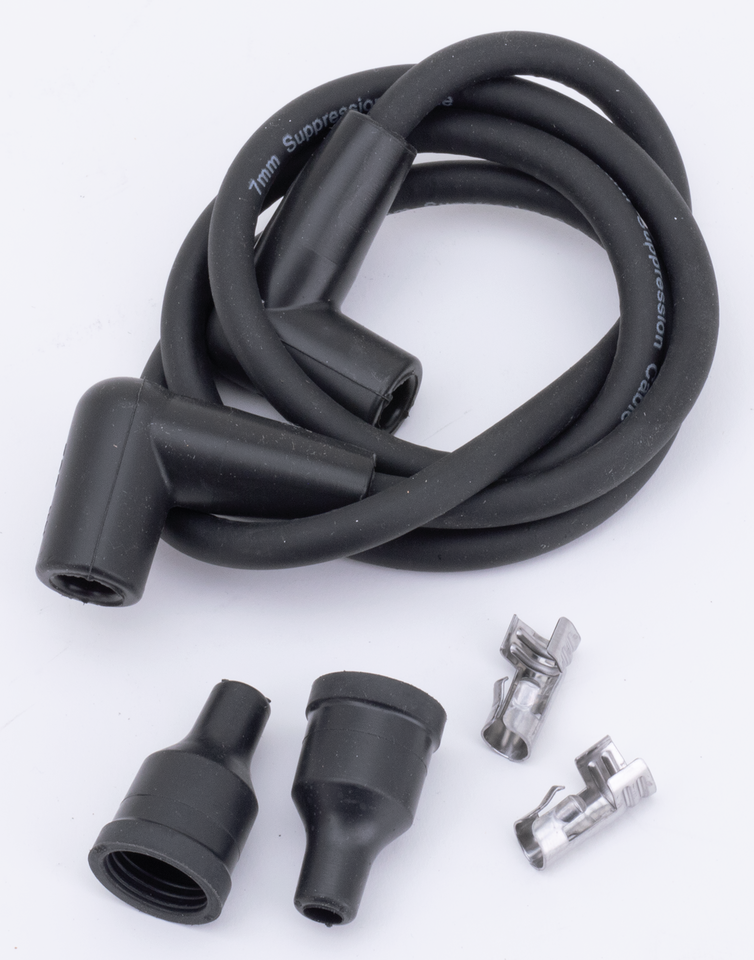 ACCEL black plug wire kit, supression