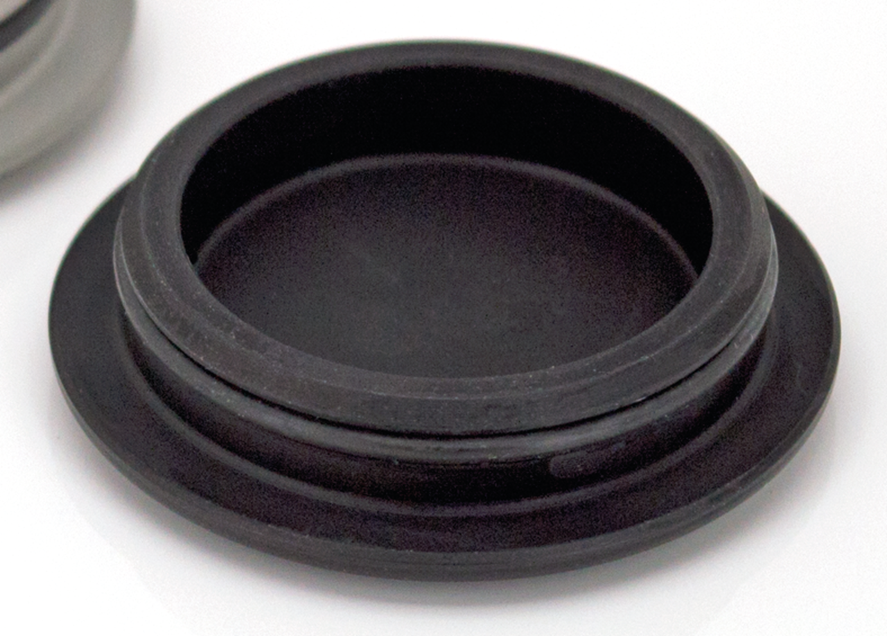 Axle cap, each, Ohlins black anodised