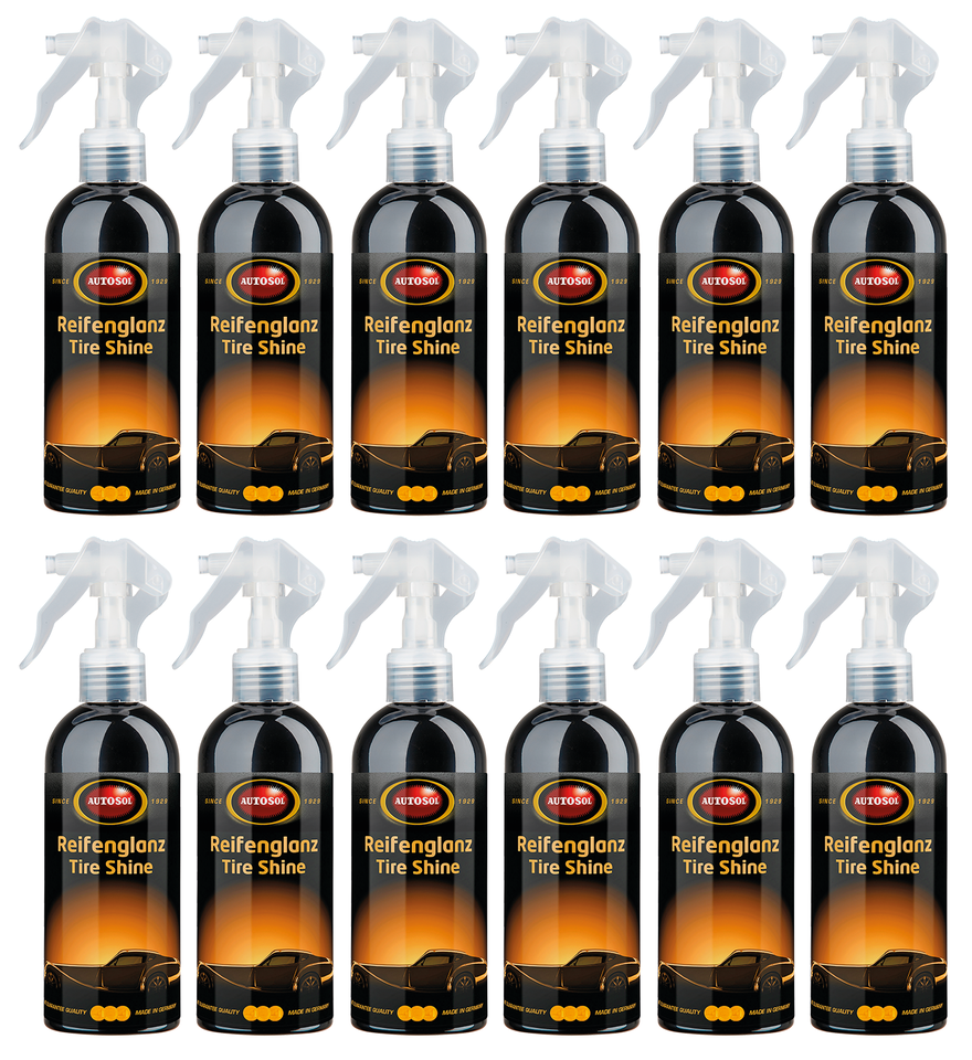 12pck Autosol Tire Shine 250ml