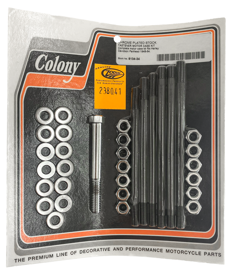 Chrome hex crankcase bolt kit BT48-64