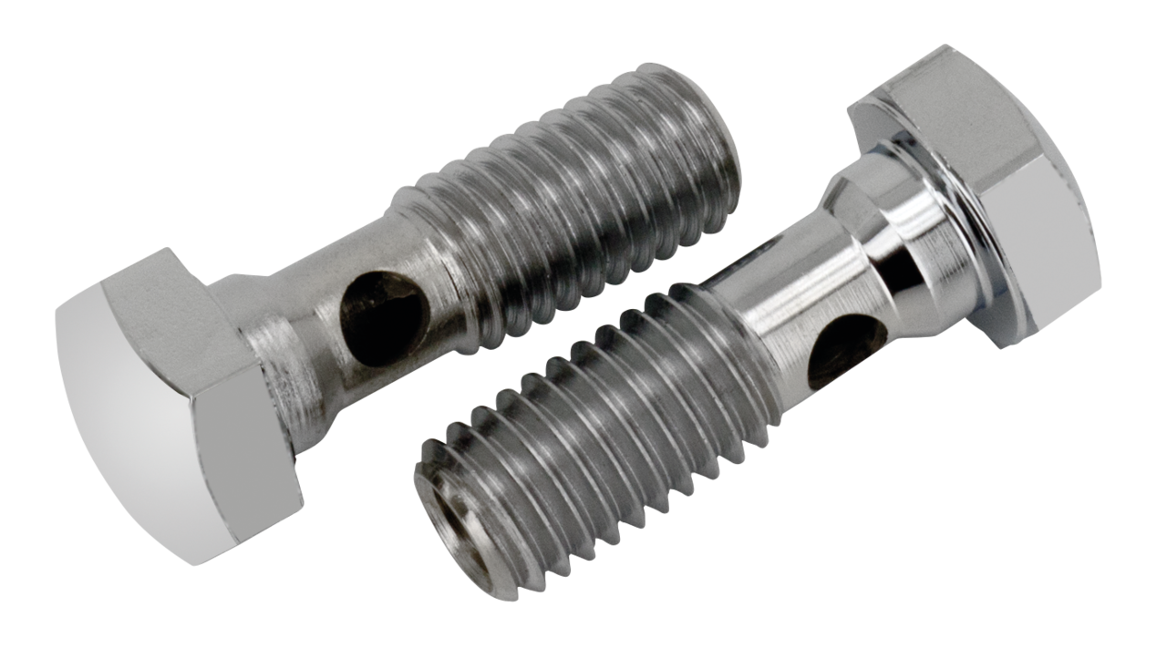 GZP Chr breatherbolts 1/2"-13 Pair