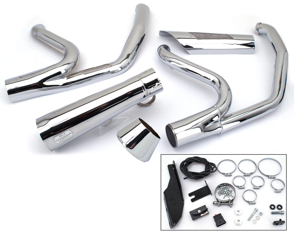 MCJ 2-1 Shorty FLH/T14-16 Chrome