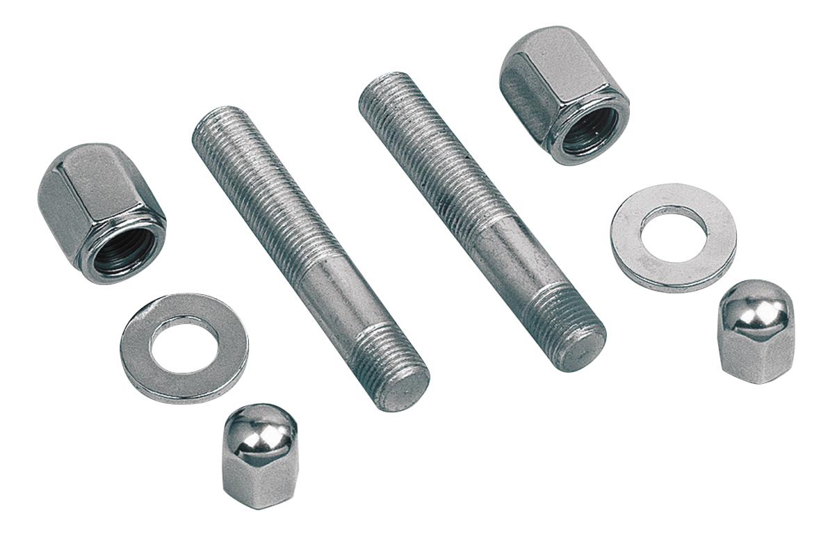Shock stud kit + chrome nugget nuts BT.