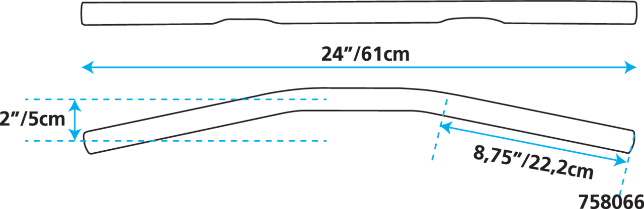 GZP FLAT DRAG - CHROME DIMPLED