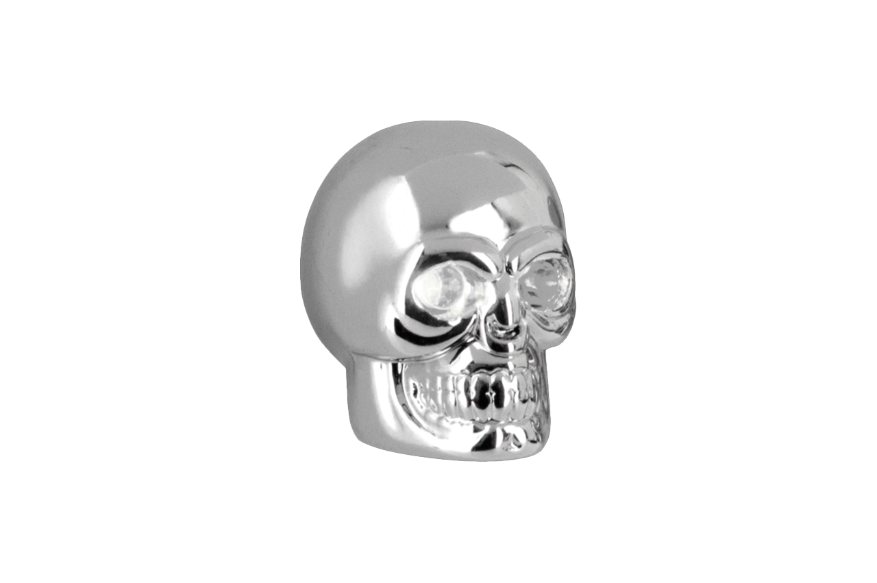GZP Cobalt small chr skulls white LEDs