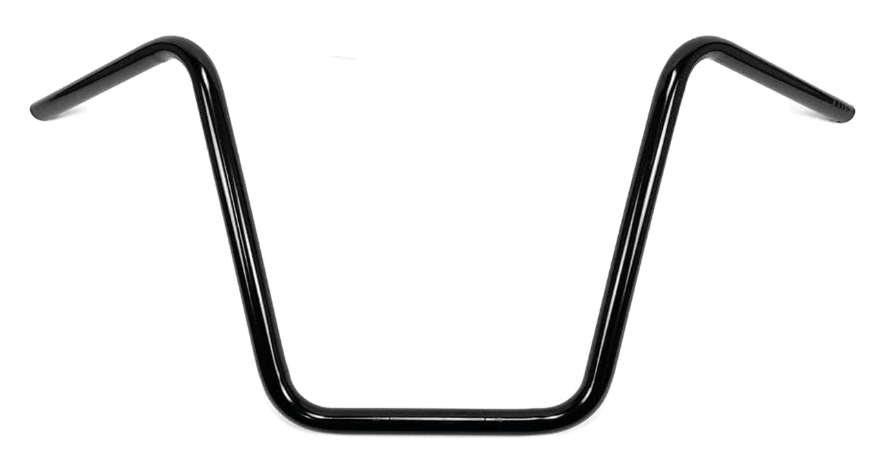 1" Ape Hanger 15" BLK dimpled