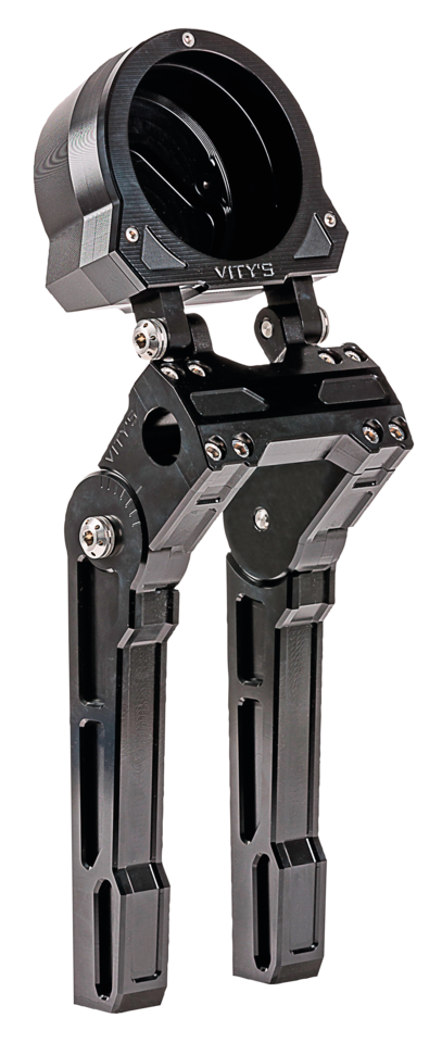 10" Adj. Risers/Gauge Black FXLRS22-Up