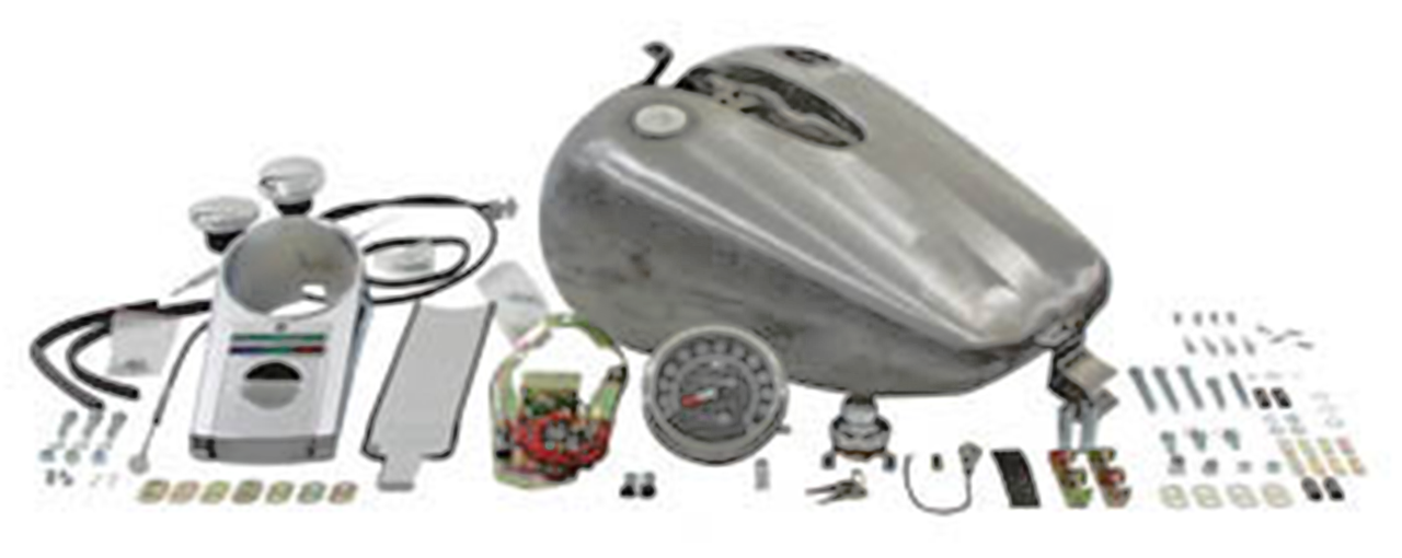 Bobbed 4 Gallon Gas Tank Kit FLT80-99