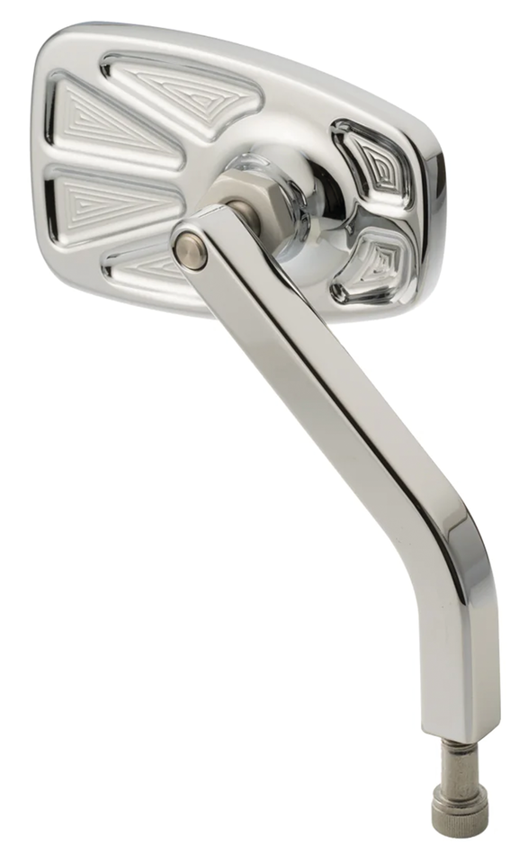 JM Mirror No. 8 Solid Short RH Chrome