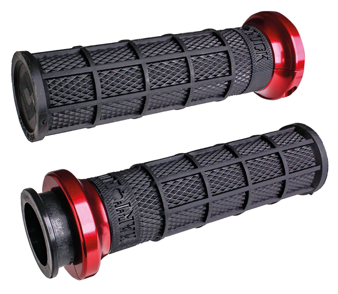 Hart Luck lock-on Indian grip Blk/blk/re