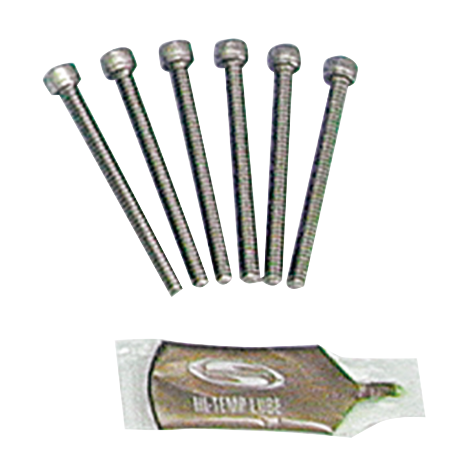 Supertrapp racing screws 10-24x3" set/6