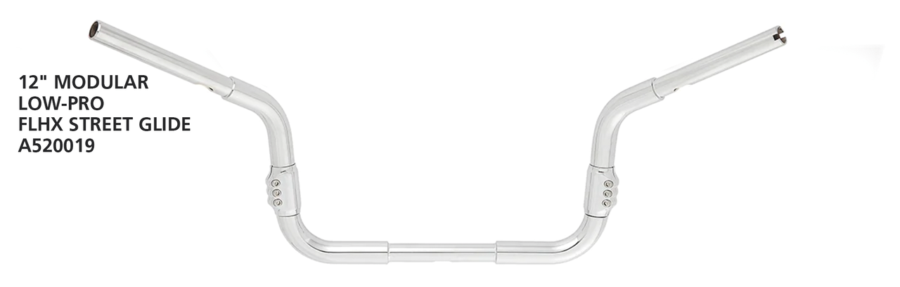 LowPro 3Way Adj. Handlebar Chrome FLHX
