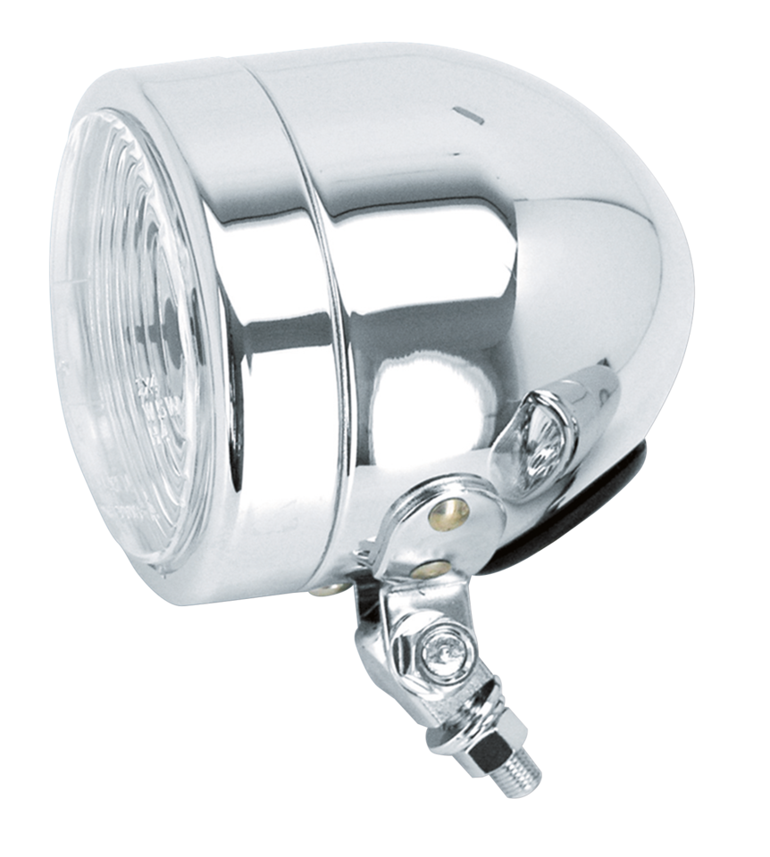 GZP 4" Chrome H4 headlight bottom mount
