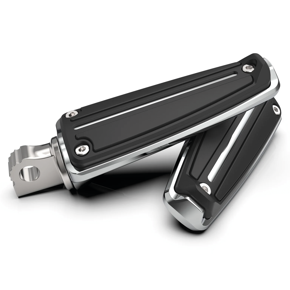 RAIL FOOTPEGS CHROME W/STD MALE MOUNTS