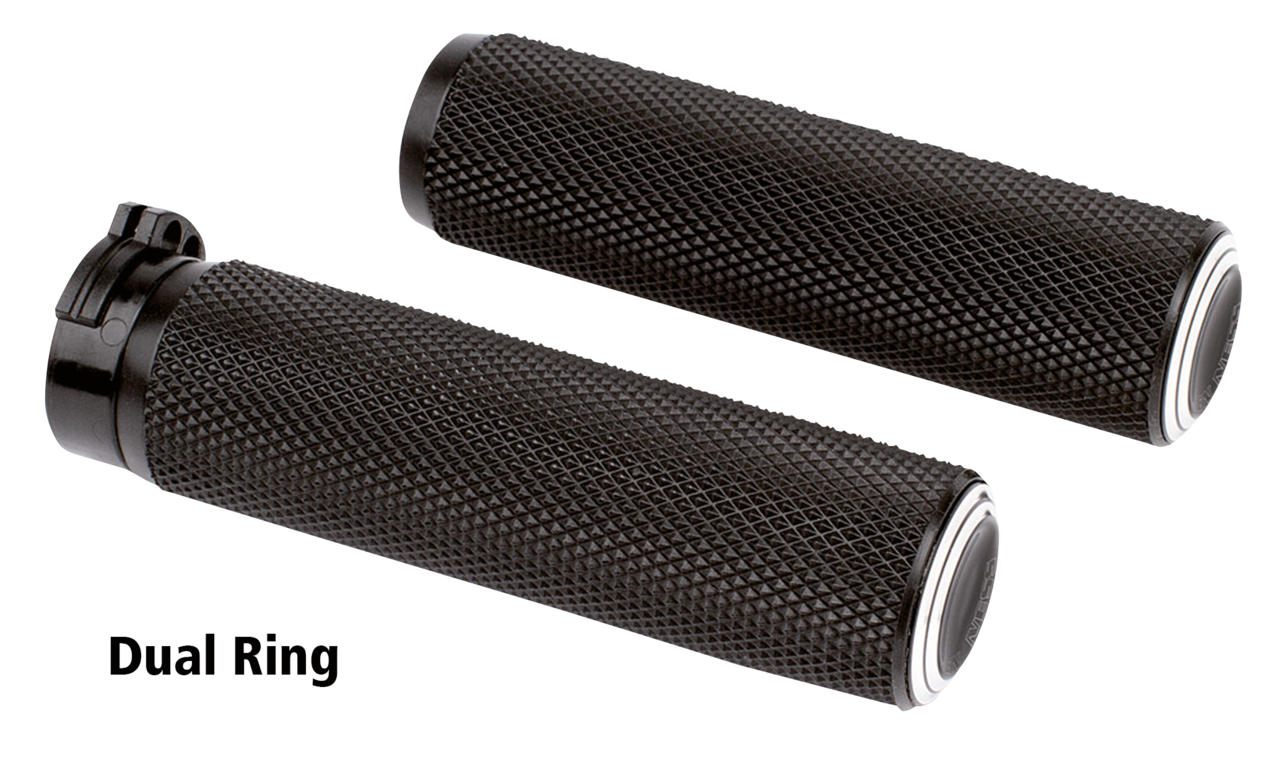 Dual Ring Fusion Grips - Black TBW