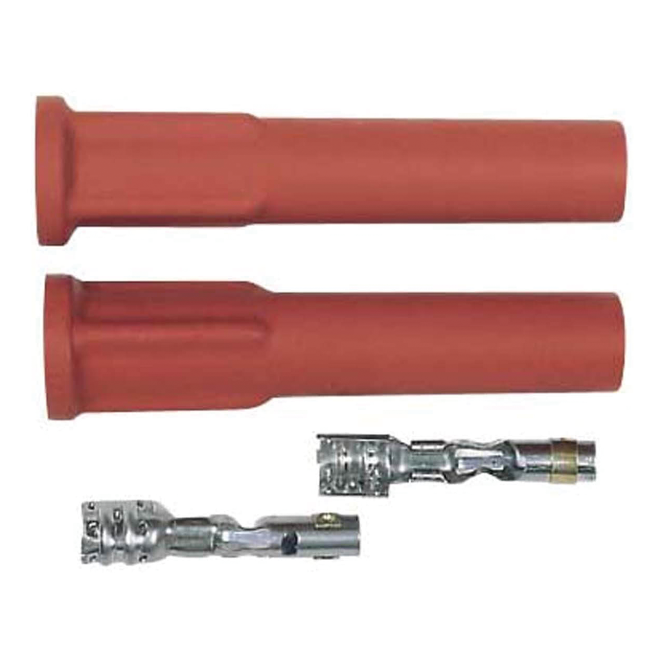 MSD straight Pro-Temp boots, red, pair