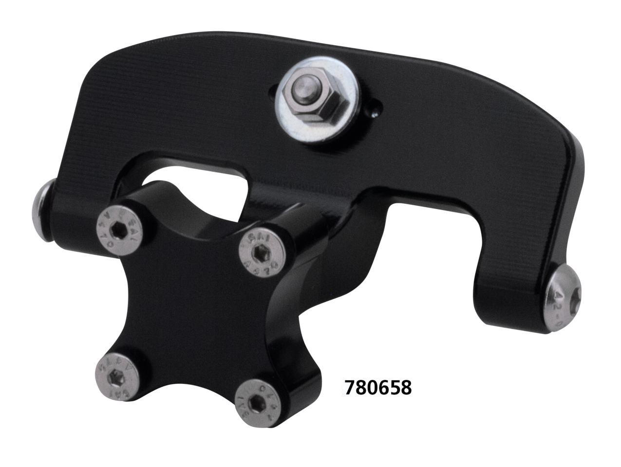 Blk center licensplate bracket FLSB18-UP